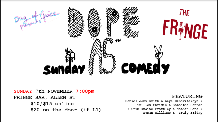 Dope as 7th Nov